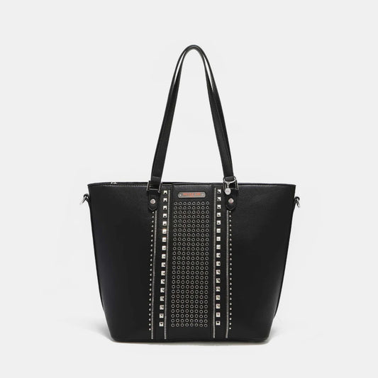 Nicole Lee USA Studded Decor Tote Bag