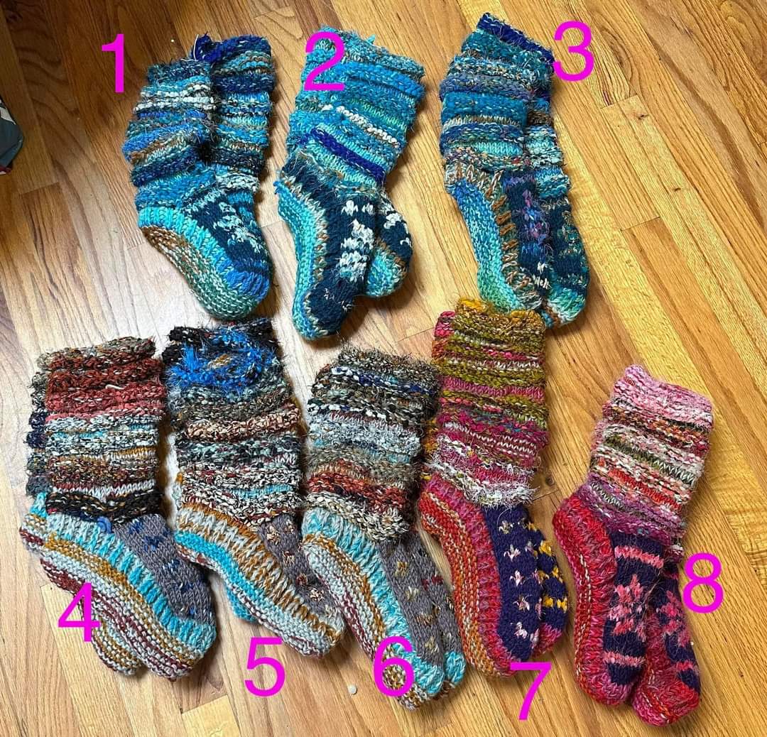 Knit Slipper Socks