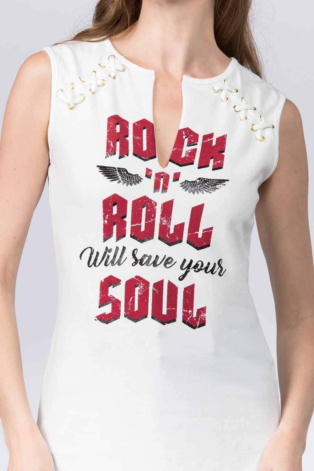 Rock Roll Sleeveless Tee