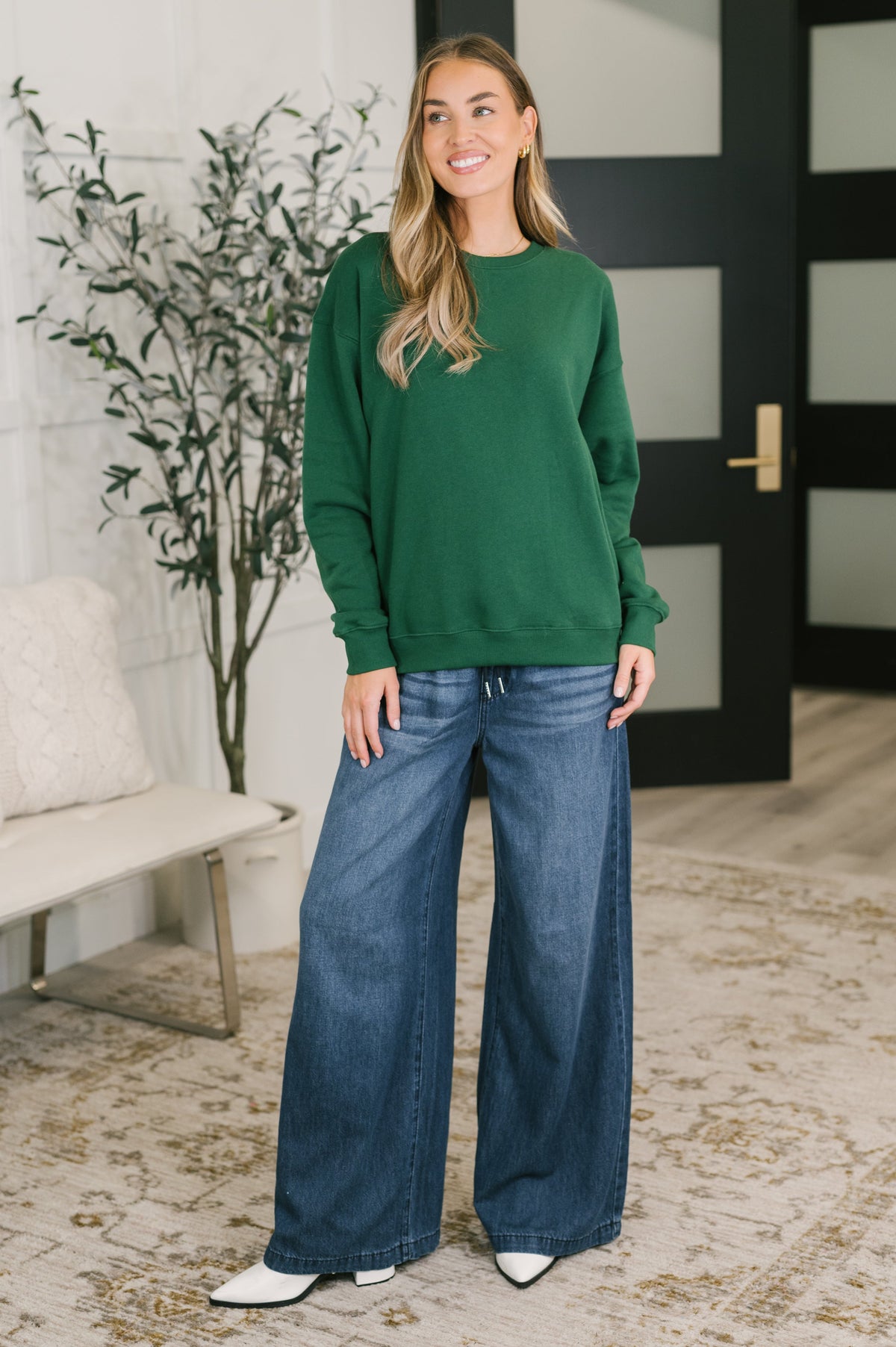 Keep Her Close Drop Shoulder Pullover