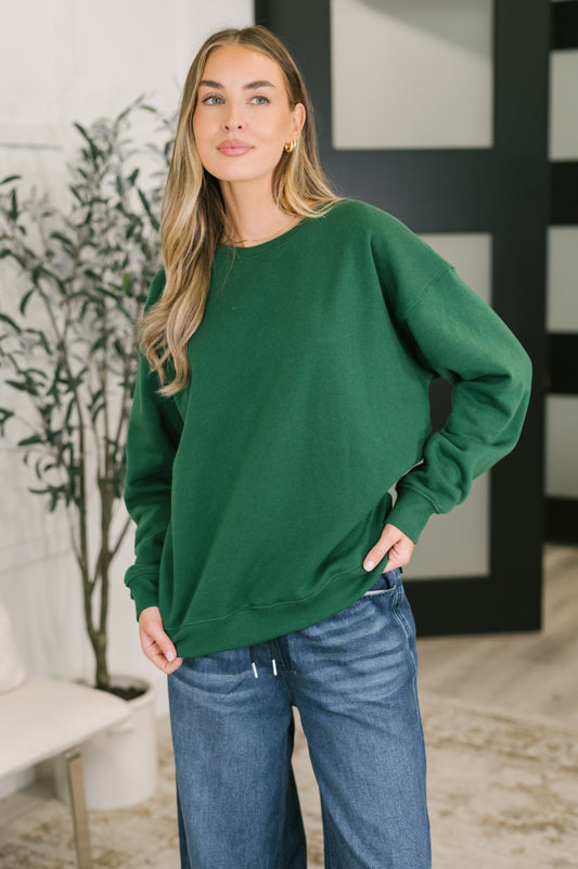 Keep Her Close Drop Shoulder Pullover