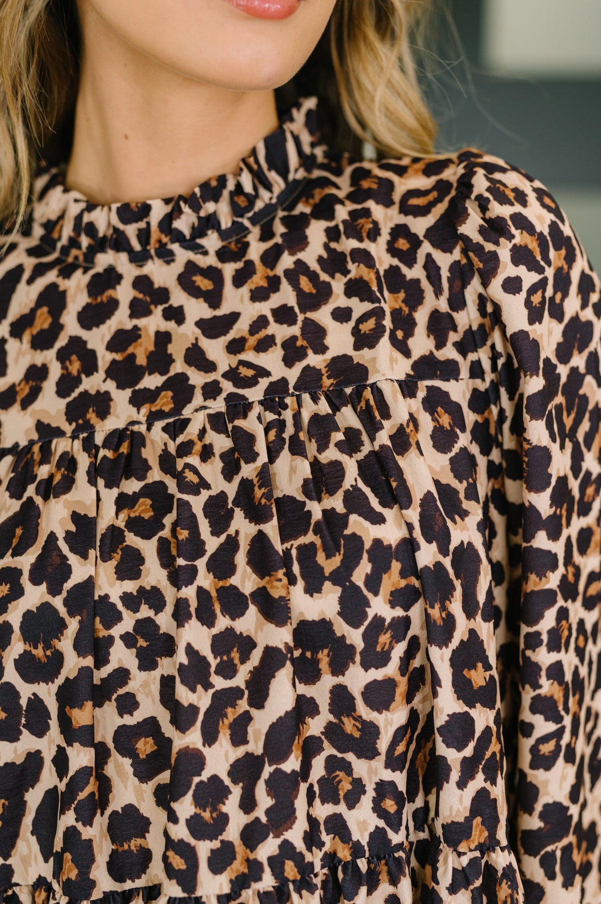 Make Me Mini Dress in Leopard