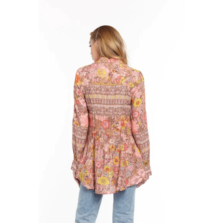 ARATTA ROSE MEDALLION SHIRT