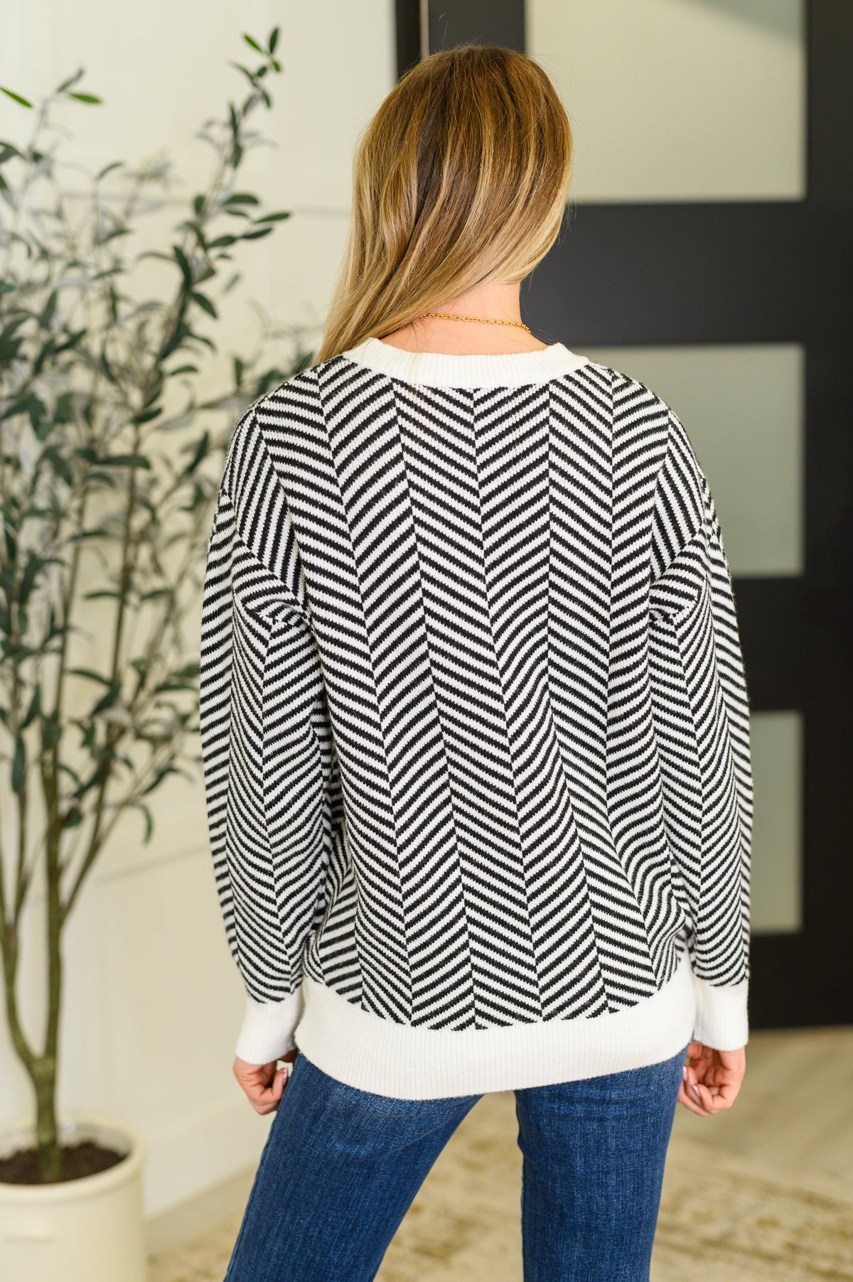 Super Secret Chevron Sweater