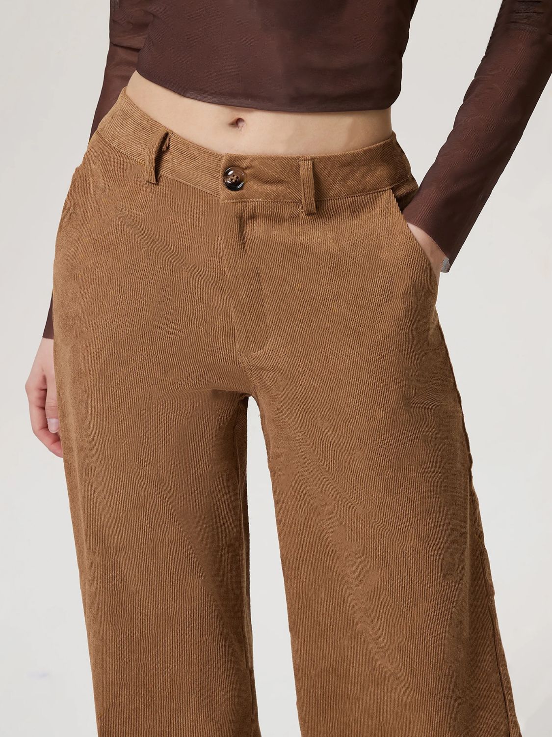 Wide Leg Pants with Pockets