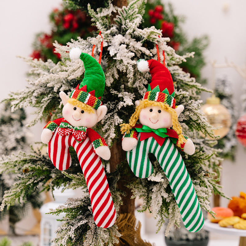 Christmas Candy Cane Hanging Ornament