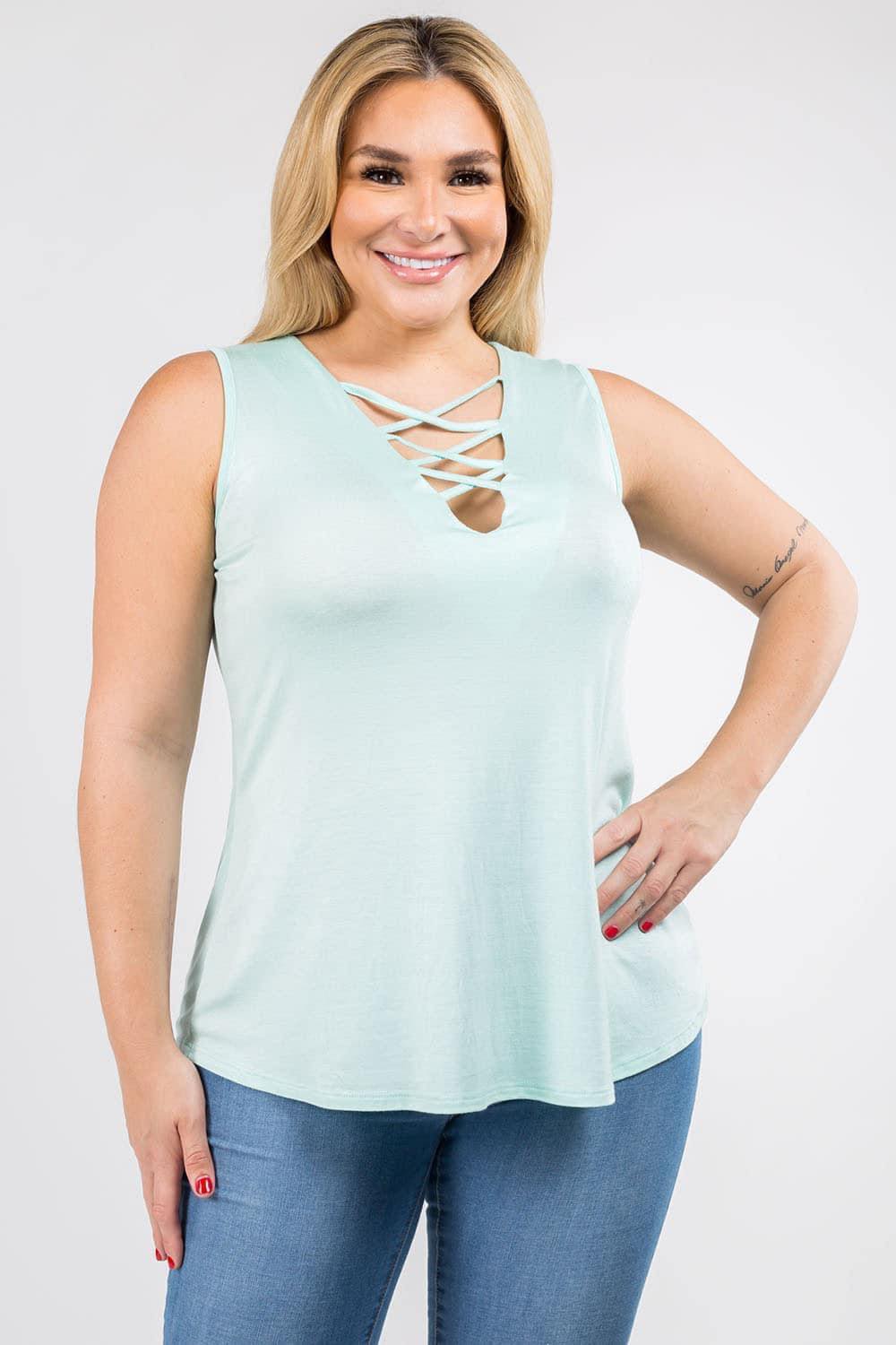 Light Mint Blue Top