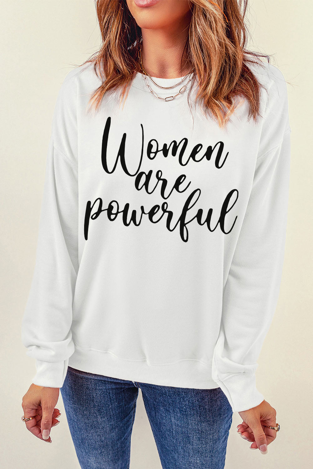 WOMEN ARE POWERFUL Graphic Sweatshirt