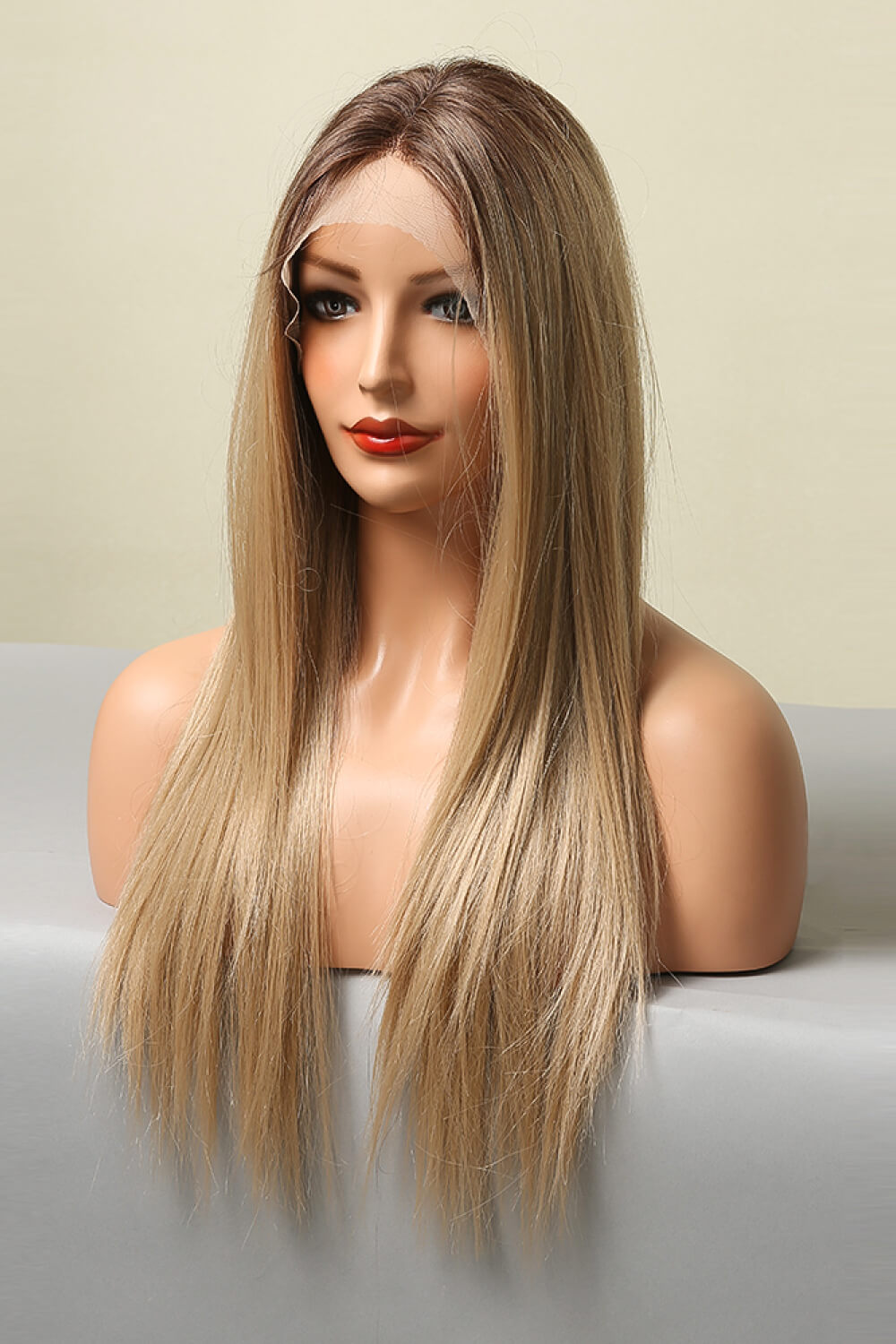 13*2‘’ Lace Front Wigs Synthetic Long Straight 26'' 150% Density