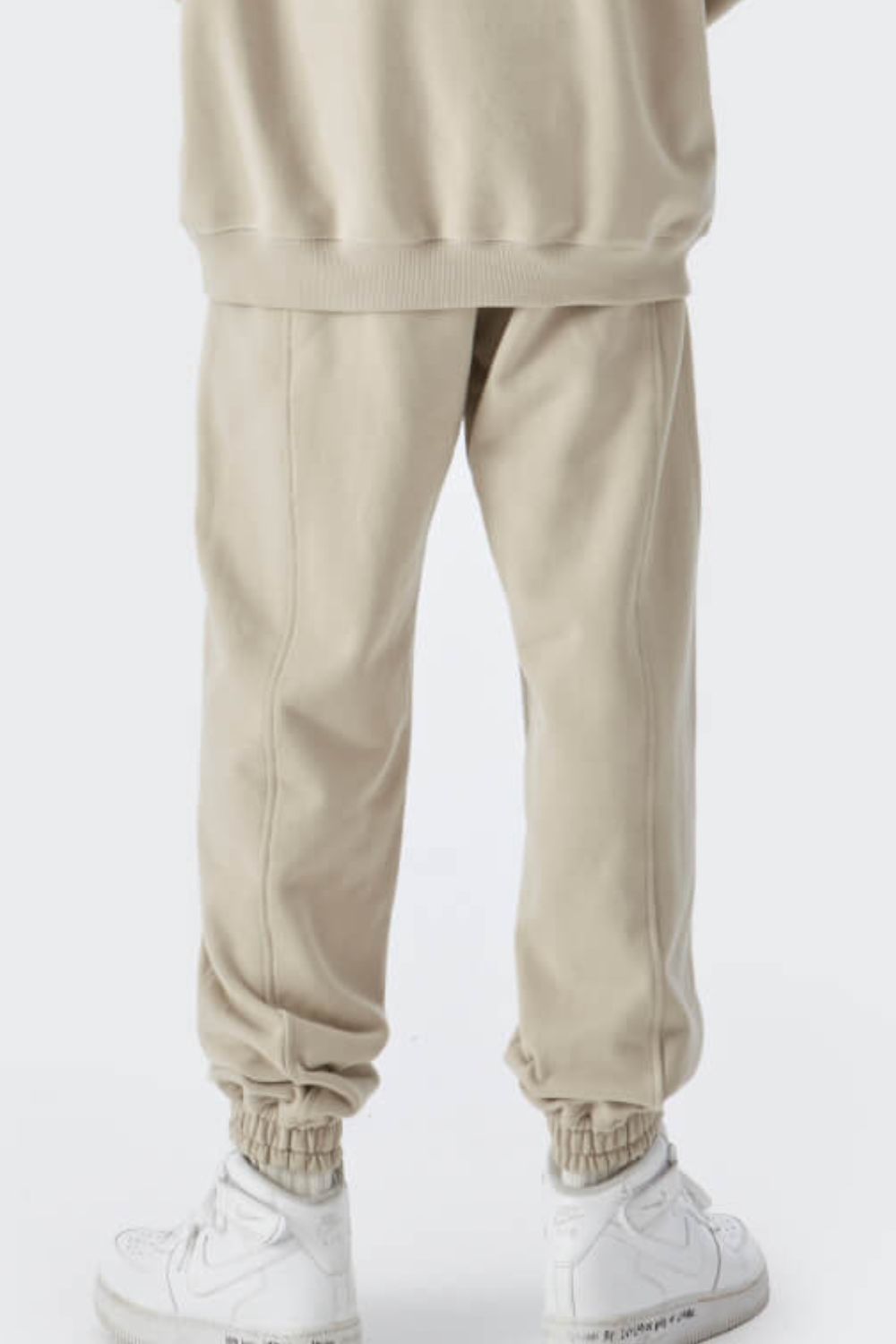 Drawstring Seam Detail Joggers with Pockets