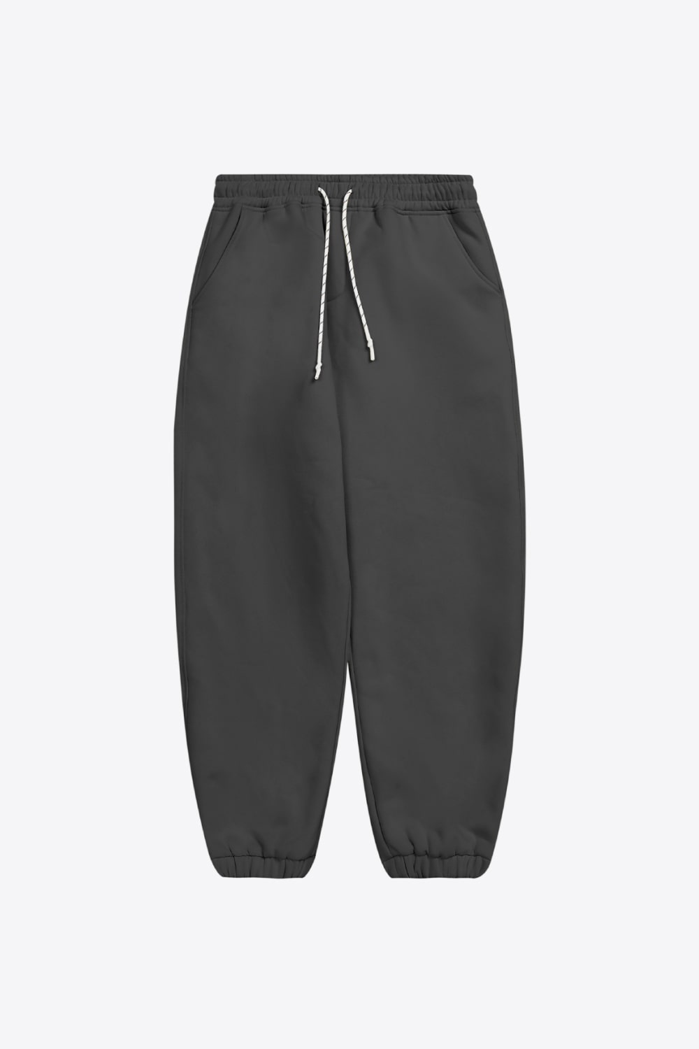 Drawstring Waist Pocketed Joggers