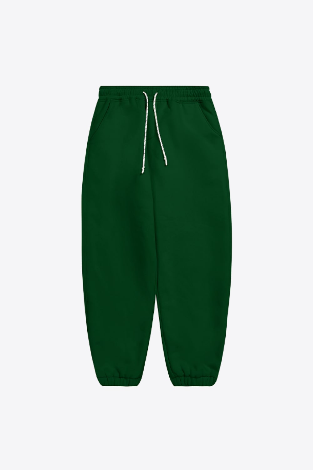 Drawstring Waist Pocketed Joggers