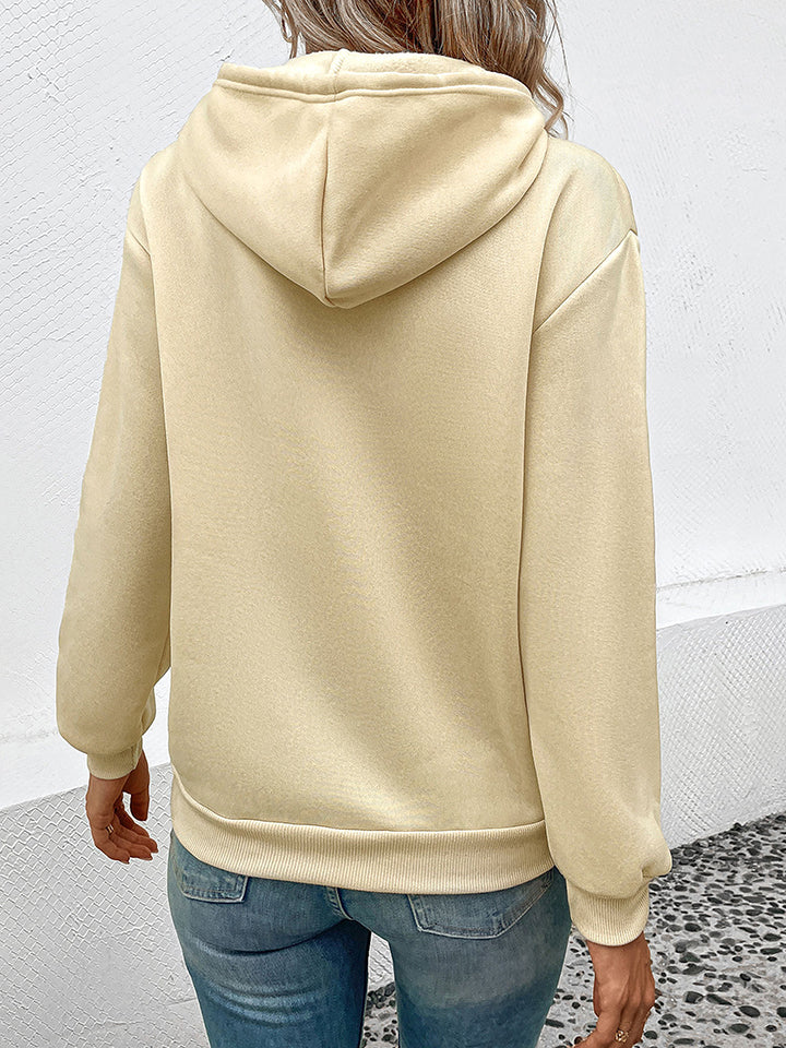 Long Sleeve Front Pocket Hoodie