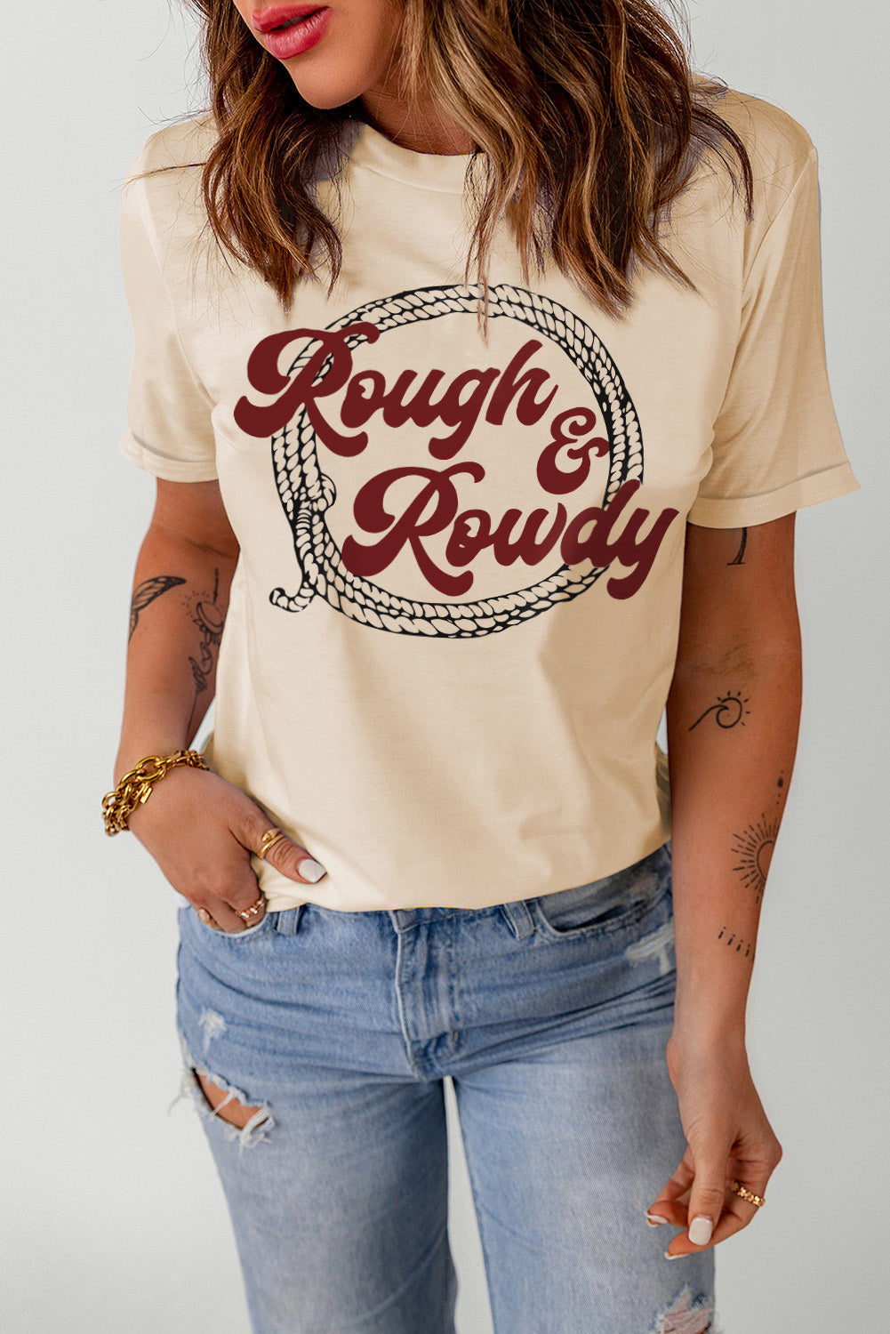 Rope Graphic Tee Shirt