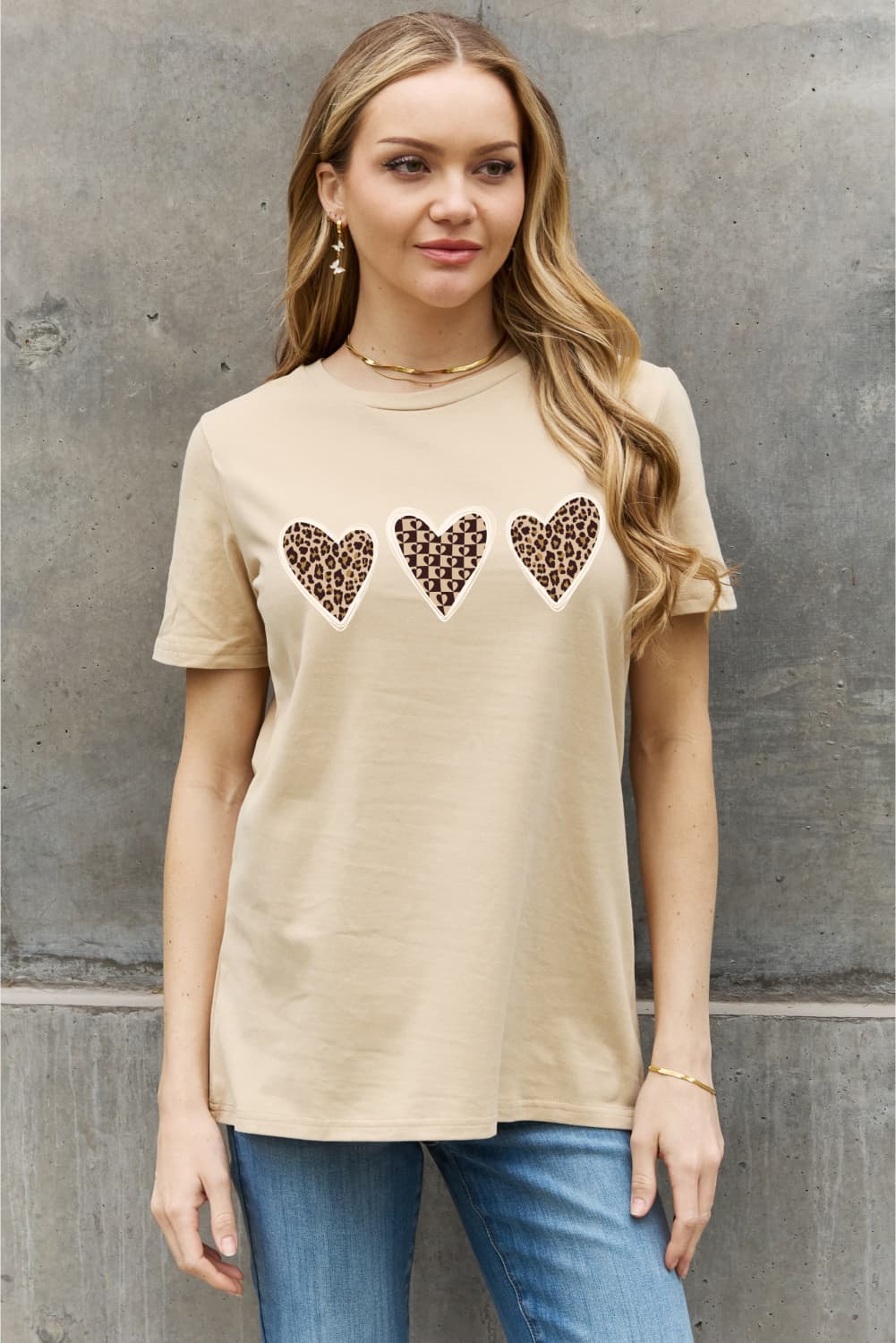 Simply Love Full Size Heart Graphic Cotton Tee