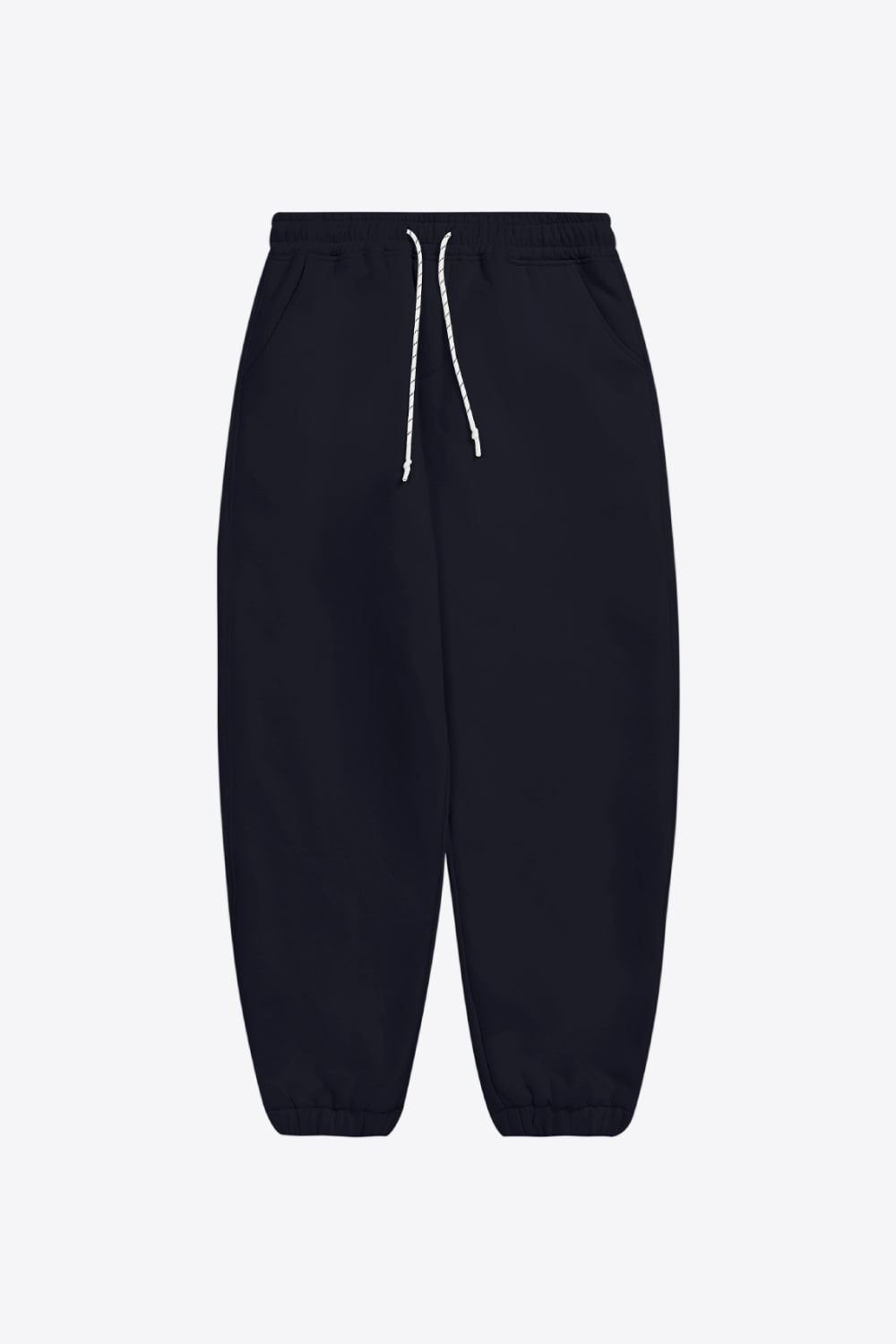 Drawstring Waist Pocketed Joggers