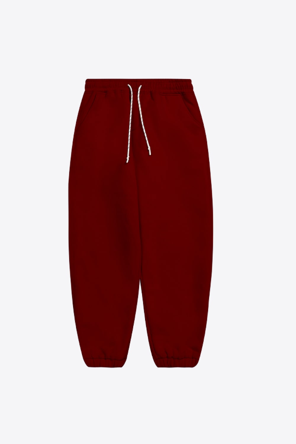 Drawstring Waist Pocketed Joggers