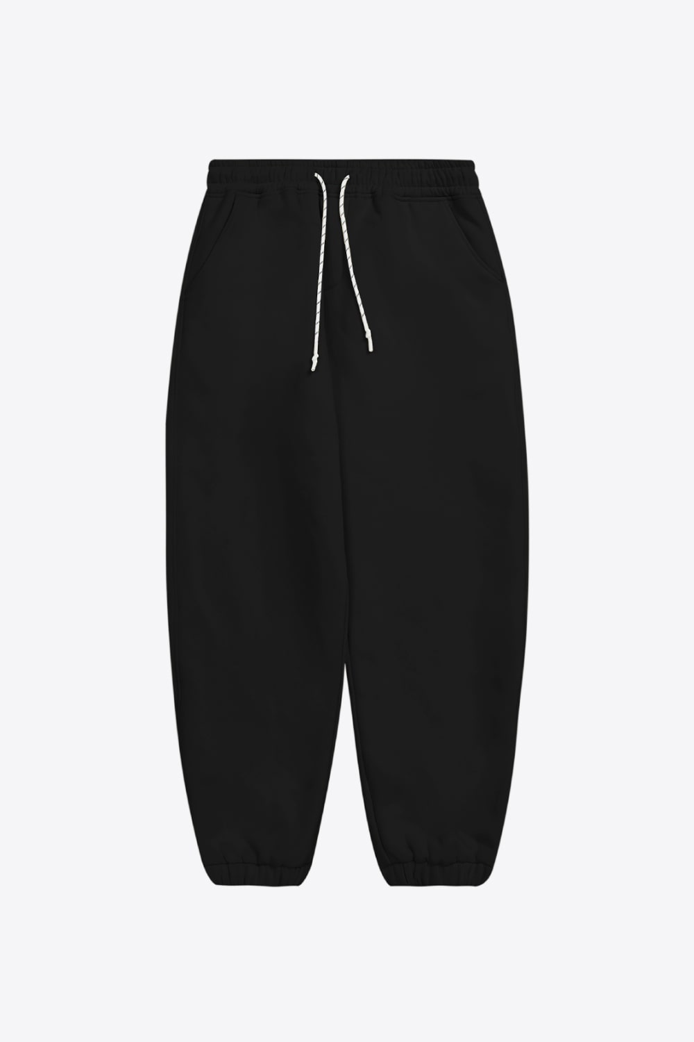 Drawstring Waist Pocketed Joggers