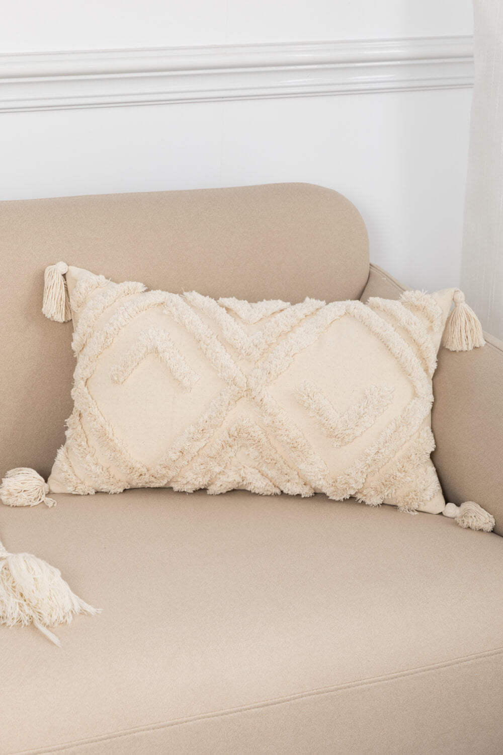 8 Styles Fringe Trim Throw Pillow Cover