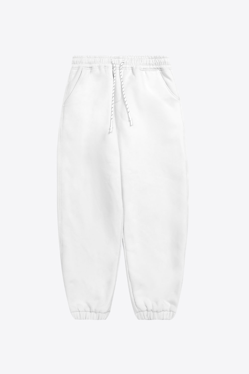 Drawstring Waist Pocketed Joggers