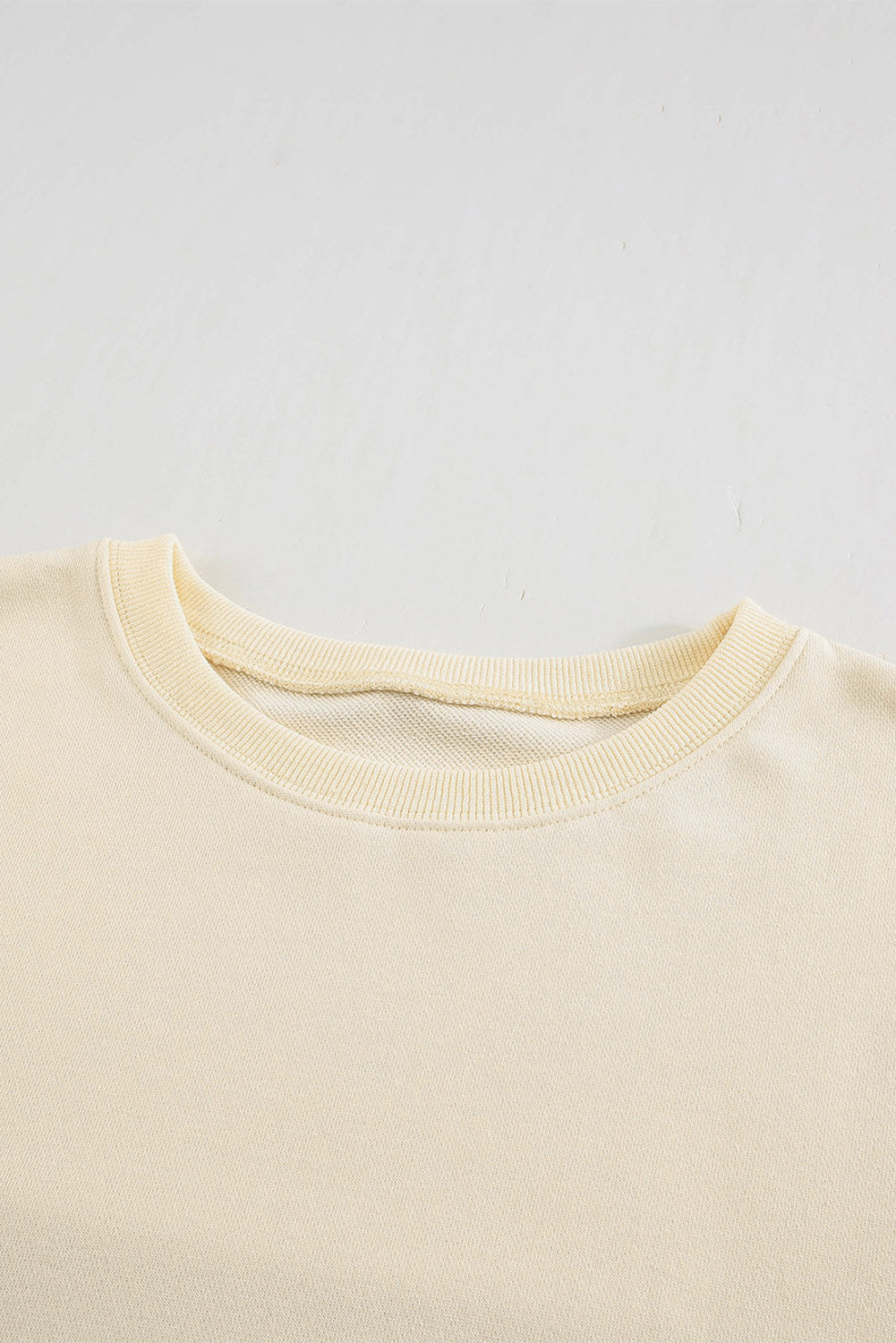 Dropped Shoulder Round Neck Sweatshirt