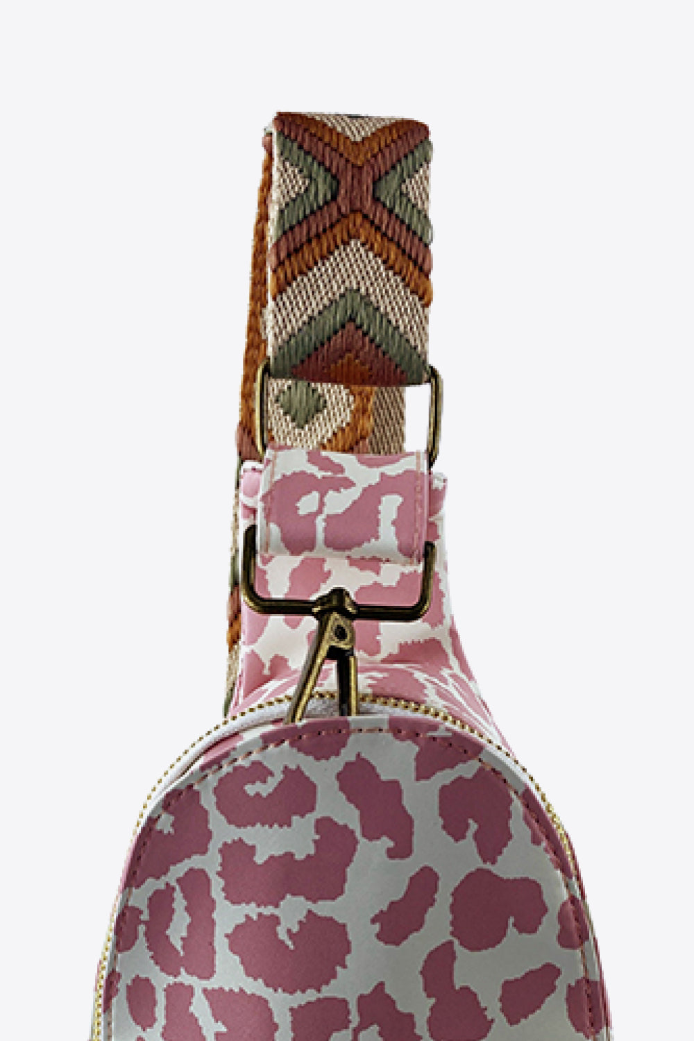 Printed PU Leather Sling Bag