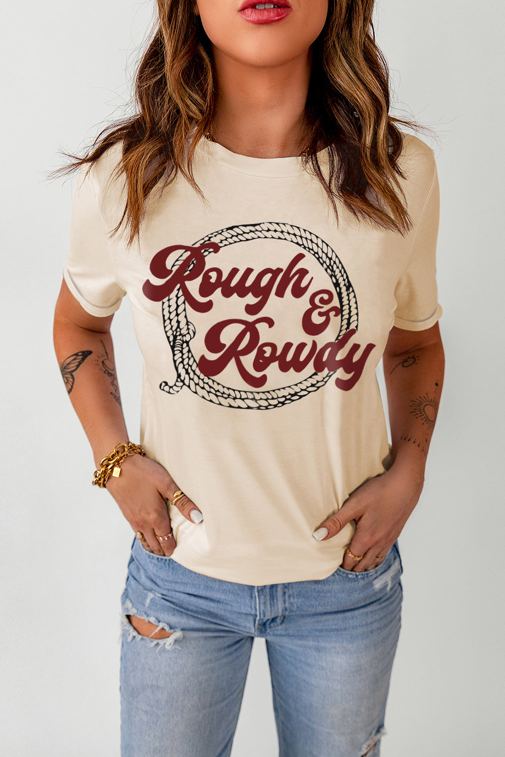 Rope Graphic Tee Shirt