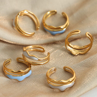 18K Gold-Plated Open Ring