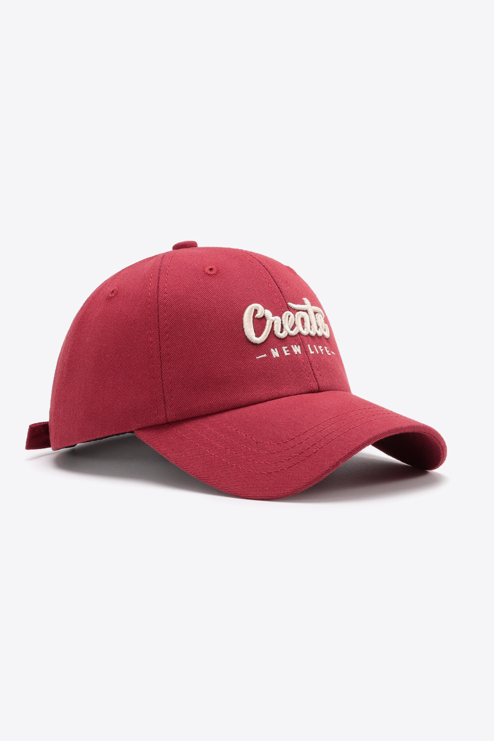 CREATE NEW LIFE Adjustable Cotton Baseball Cap