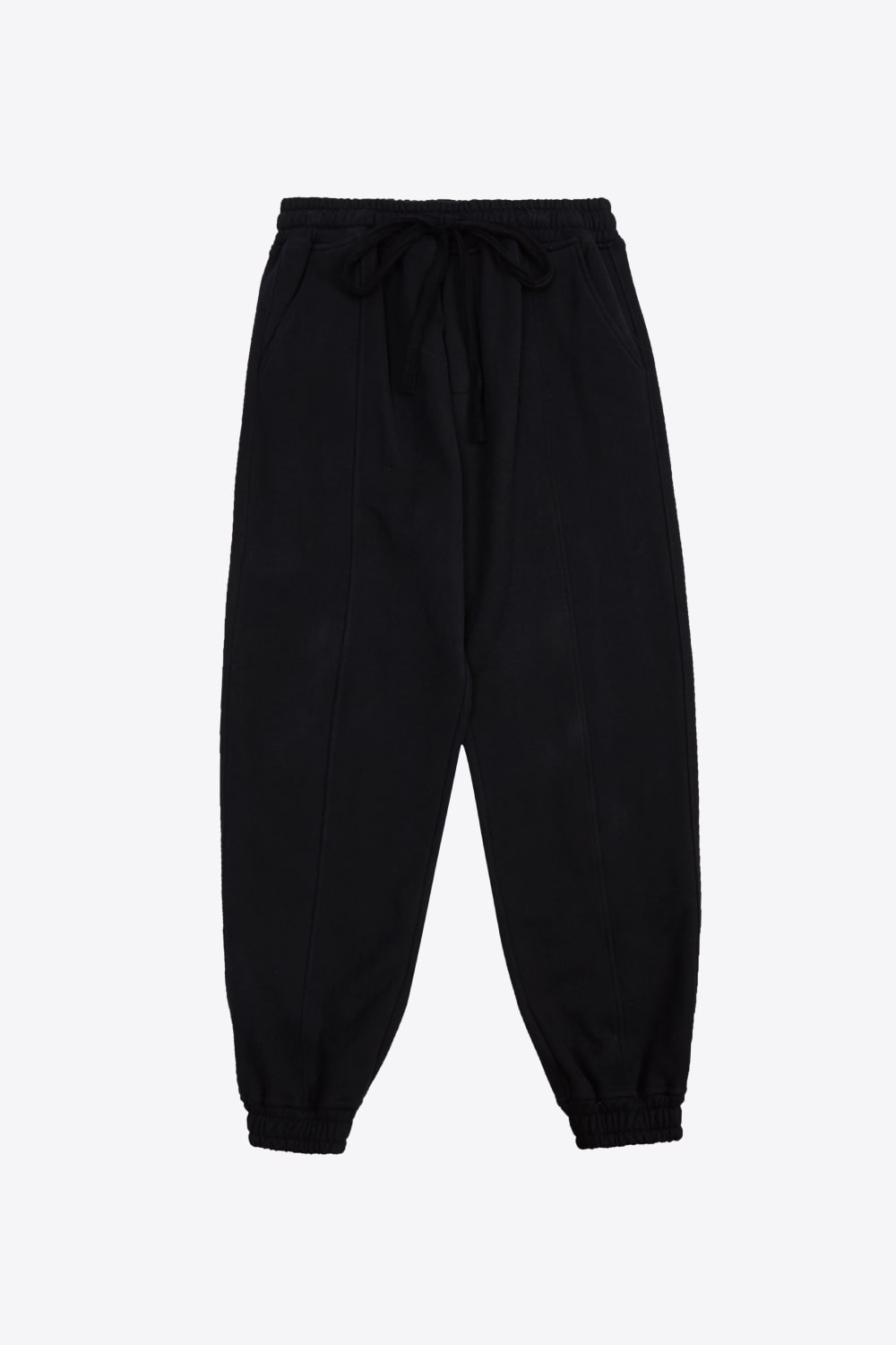 Drawstring Seam Detail Joggers with Pockets