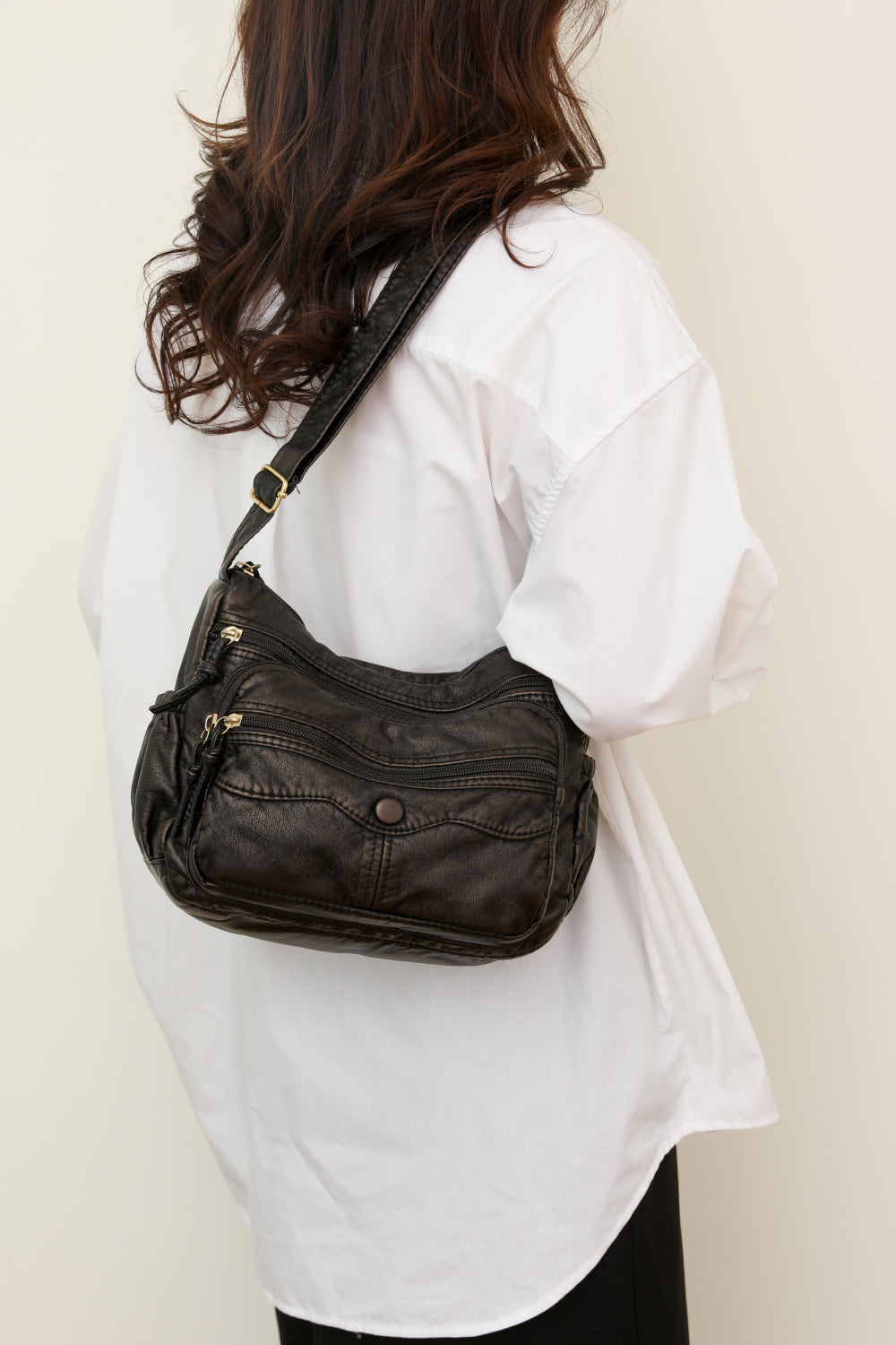 PU Leather Crossbody Bag