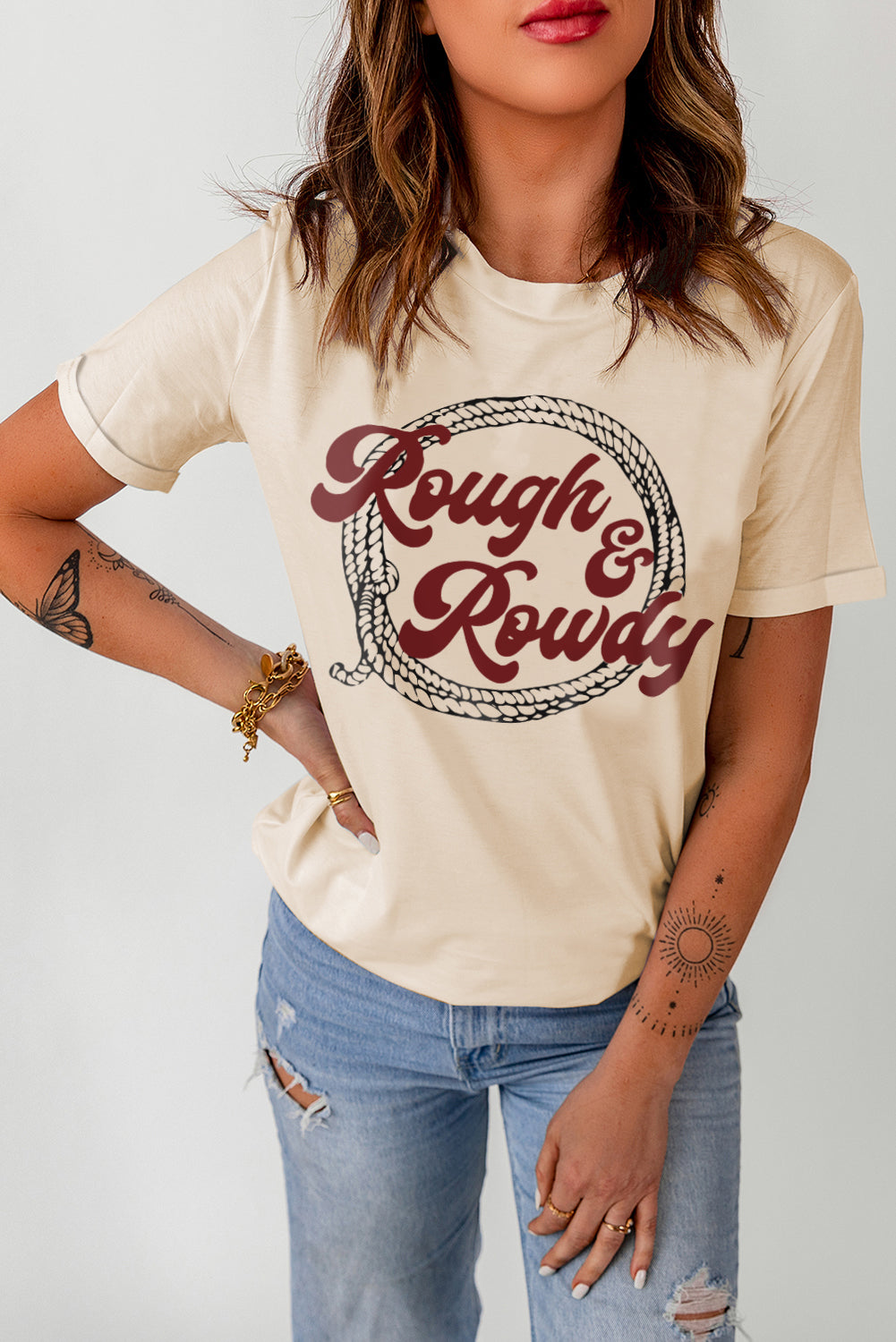 Rope Graphic Tee Shirt