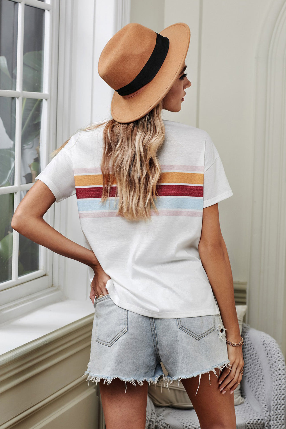 Striped Print T-shirt