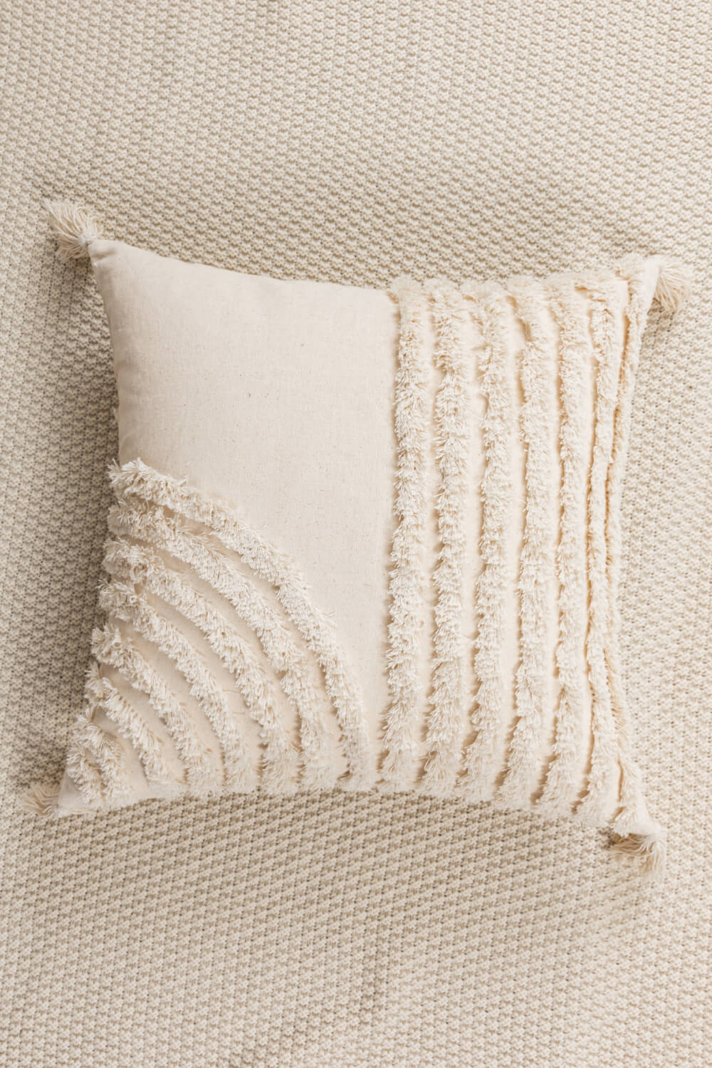 8 Styles Fringe Trim Throw Pillow Cover