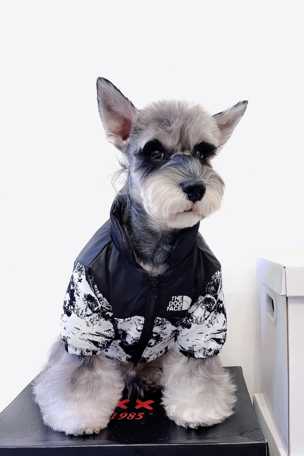 Printed Zip-Up Pet Puffer Jacket