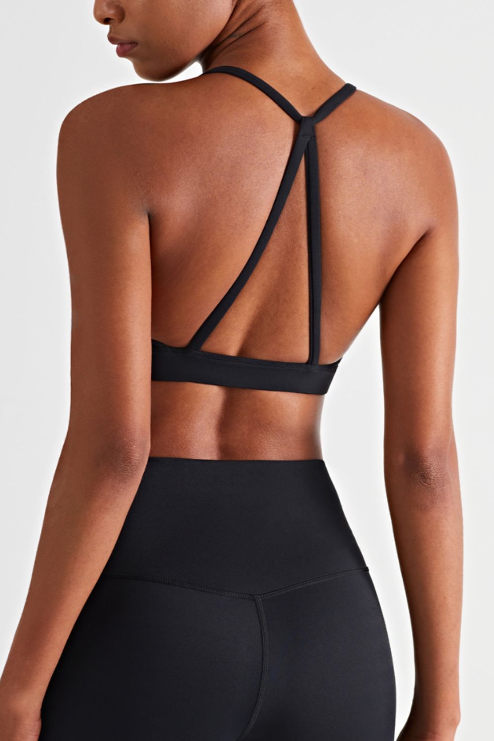 Halter Neck Racerback Sports Bra