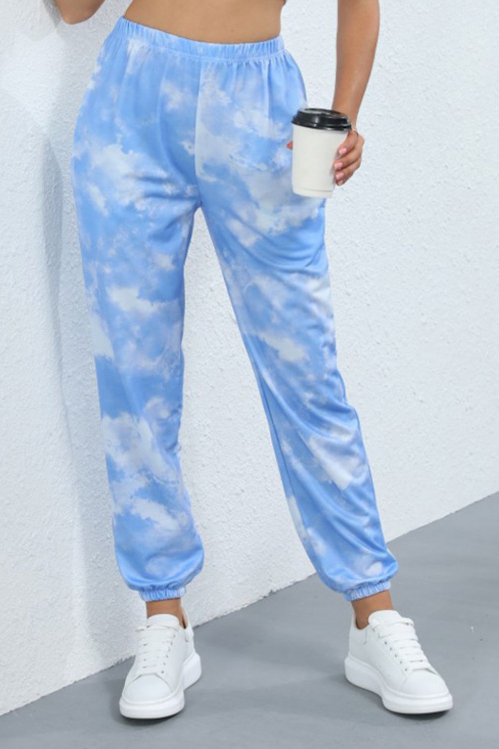 Tie-Dye Elastic Waist Joggers