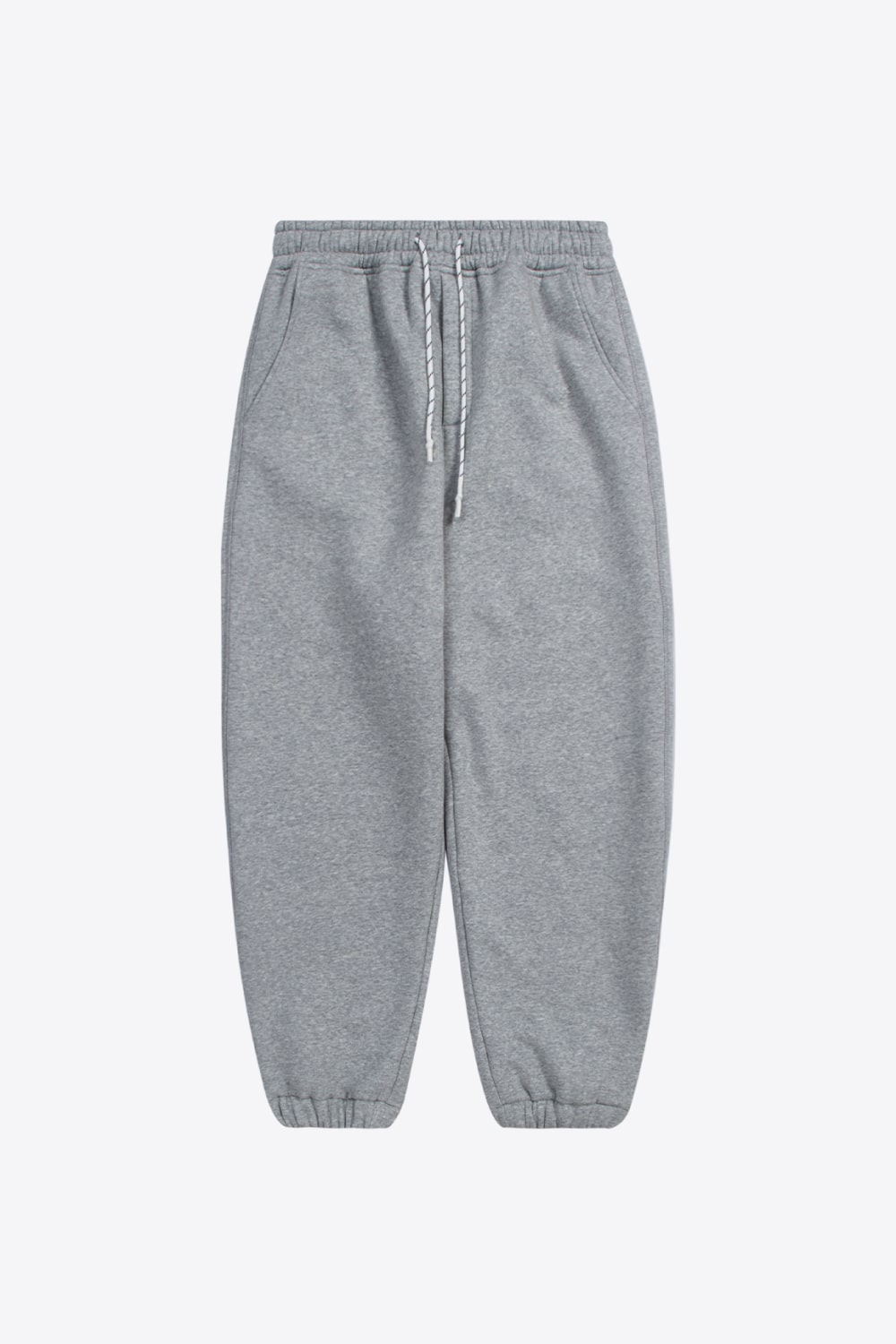 Drawstring Waist Pocketed Joggers