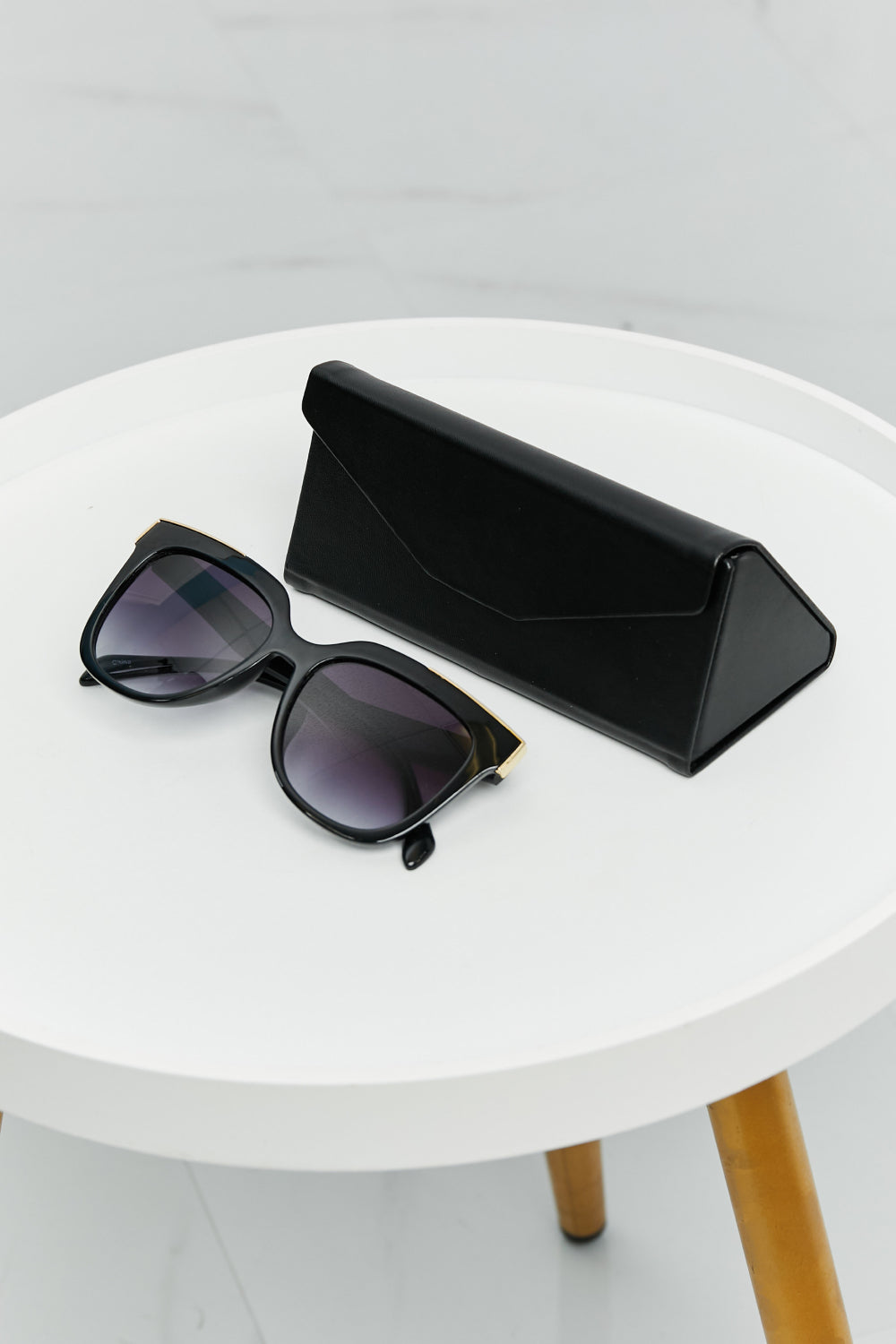 Tortoiseshell Rectangle Polycarbonate Sunglasses