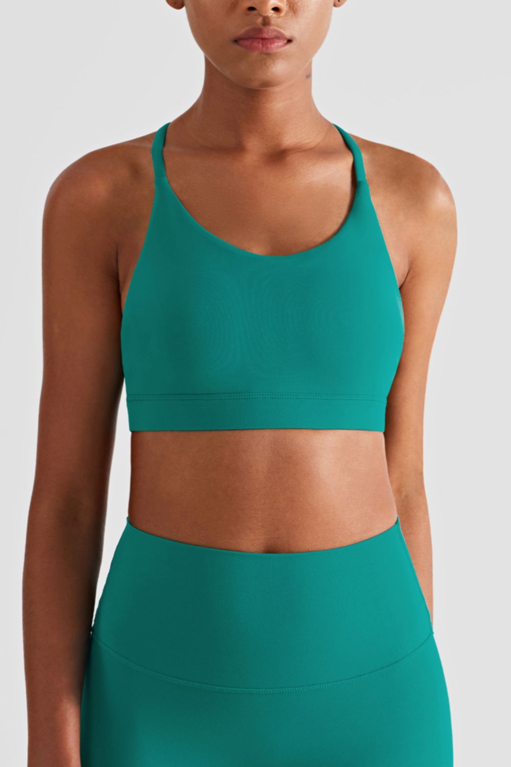 Halter Neck Racerback Sports Bra