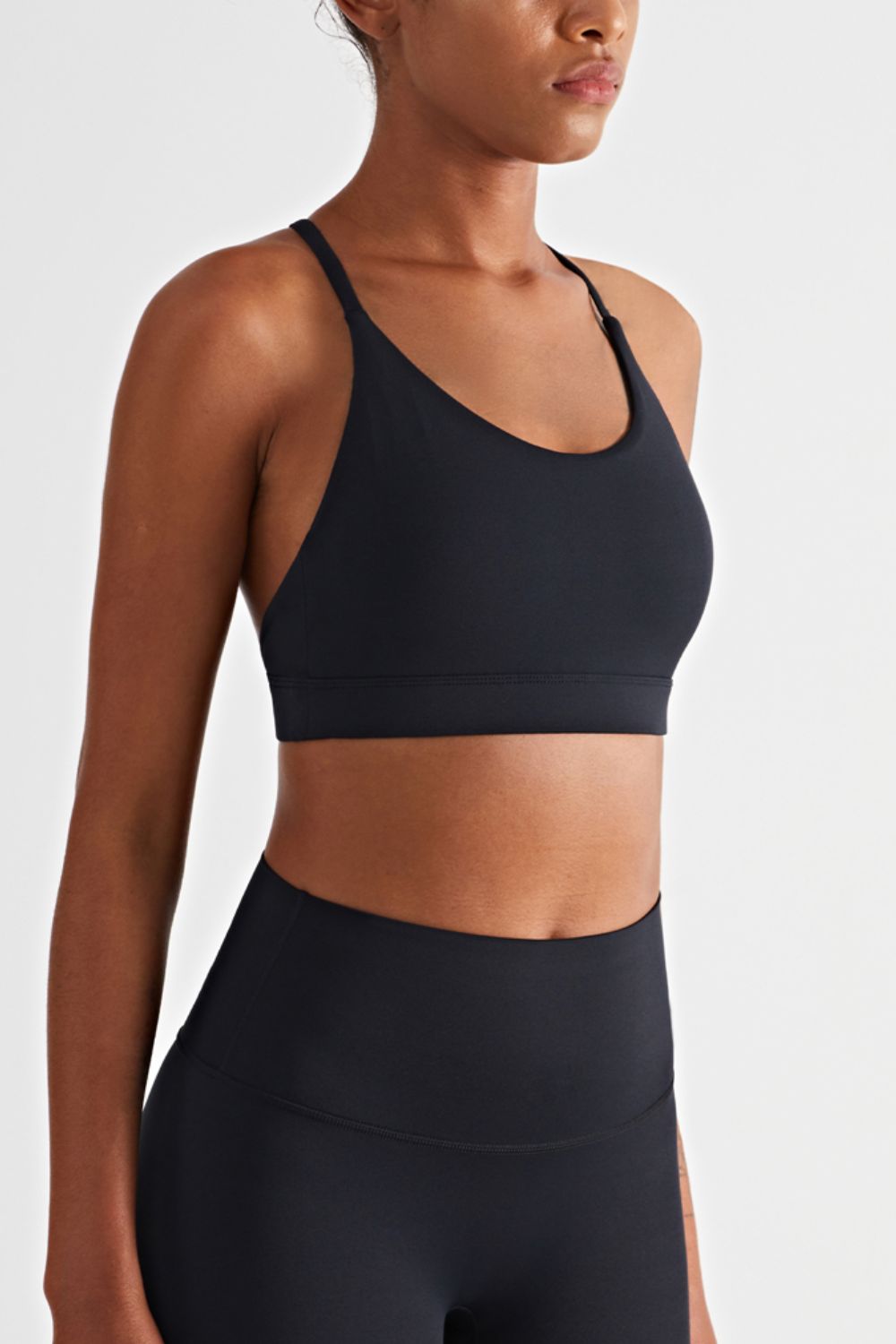 Halter Neck Racerback Sports Bra