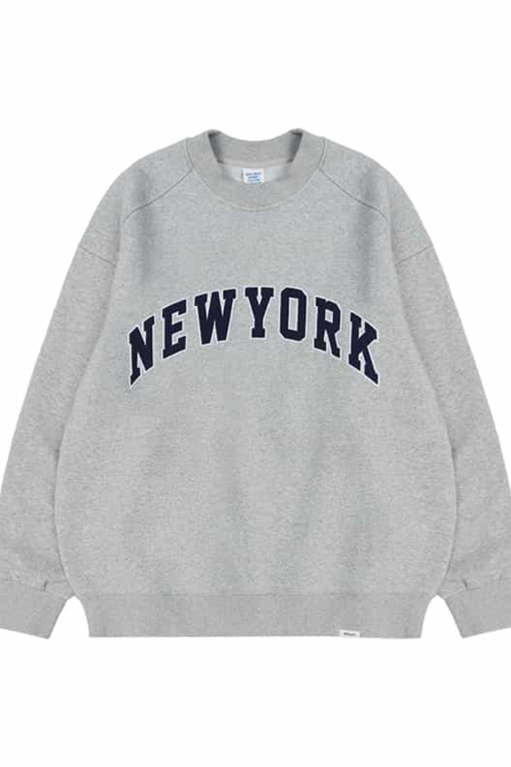 NEWYORK Dropped Shoulder Round Neck Sweatshirt